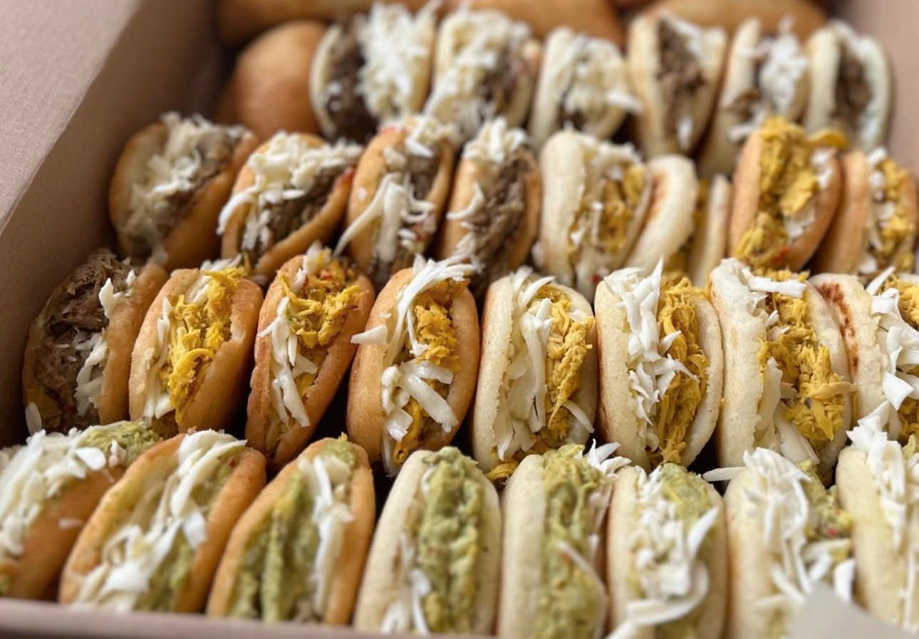 Mini Arepas venezolanas - Comida Venezuela tradicional